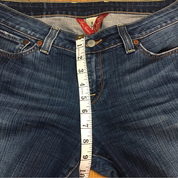 Lucky Brand Dark Wash Straight Leg Jean. Sz 8/29 - Picture 7 of 9